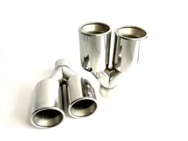 Dubbel gepolijst sierstuk | 2 x Ø 89 | Recht en Ongelijk