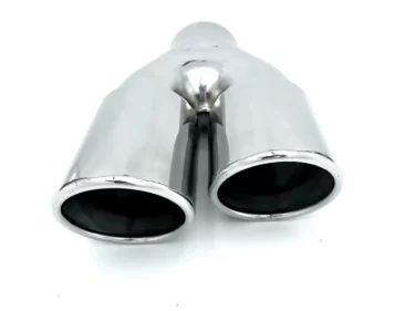 Dubbel gepolijst sierstuk | 2 x Ø 75 | Ongelijk | Rechts